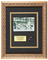 Babe Ruth 1927 World Series Yankees Custom Framed Photo Display at PristineAuction.com