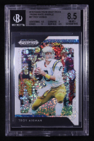 Troy Aikman 2019 Prizm Draft Picks White Sparkle #97 #10/15 (BGS 8.5) at PristineAuction.com