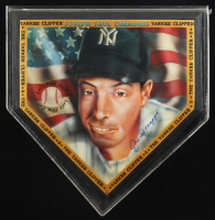 Joe DiMaggio Signed Yankees Hand-Painted Home Base Plate (JSA) at PristineAuction.com