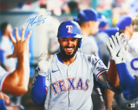 Marcus Semien Signed Rangers 16x20 Photo (Beckett) at PristineAuction.com