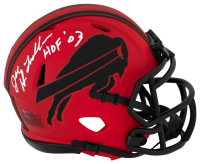 Joe DeLamielleure Signed Bills Rave Alternate Speed Mini Helmet Inscribed "HOF '03" (Schwartz) at PristineAuction.com