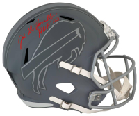 Joe DeLamielleure Signed Bills Full-Size Slate Alternate Speed Helmet Inscribed "HOF '03" (Schwartz) at PristineAuction.com