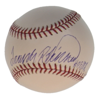 Frank Robinson Signed OML Baseball Inscribed "HOF / 82" (JSA & SGC) at PristineAuction.com