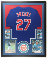 Seiya Suzuki Signed Custom Framed Jersey Display (JSA) at PristineAuction.com