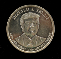 Donald Trump 1oz .999 Fine Silver Bullion Round at PristineAuction.com