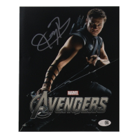 Jeremy Renner Signed "Marvel's The Avengers" 8x10 Poster (JSA) at PristineAuction.com