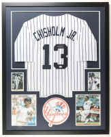 Jazz Chisholm Jr. Signed Custom Framed Jersey Display (JSA) at PristineAuction.com