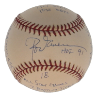Rod Carew Signed OML Baseball with Multiple Career Stat Inscriptions (JSA) at PristineAuction.com