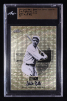 Babe Ruth 2019 Leaf Metal Game Used Pre Production Proof Super Prismatic Gold #42 #1/1 at PristineAuction.com