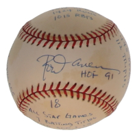 Rod Carew Signed OML Baseball with Multiple Career Stat Inscriptions (JSA) at PristineAuction.com