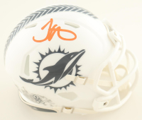 Tyreek Hill Signed Dolphins Salute to Service Alternate Speed Mini Helmet (JSA) at PristineAuction.com