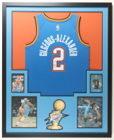 Shai Gilgeous-Alexander Signed Custom Framed Jersey Display (JSA) at PristineAuction.com