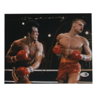 Dolph Lundgren Signed "Rocky IV" 8x10 Photo (JSA) at PristineAuction.com