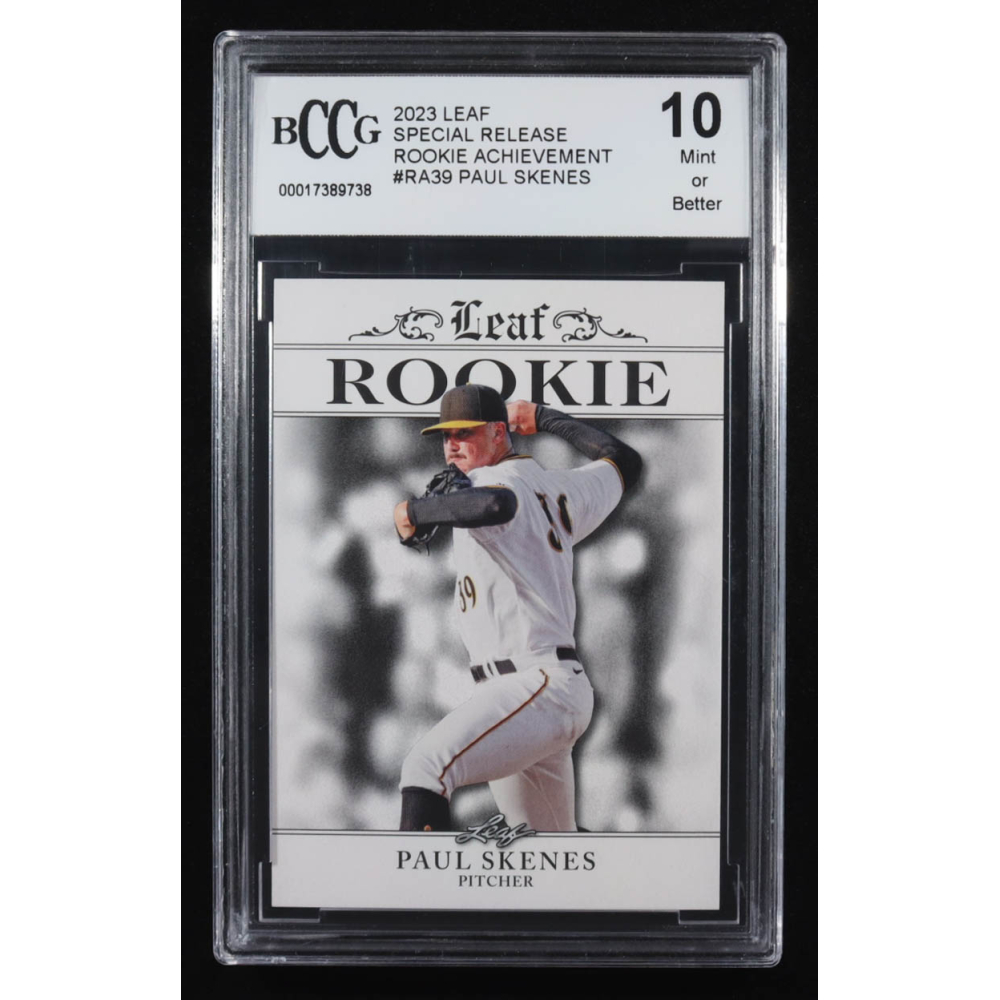 Paul Skenes 2023 Leaf Special Release Rookie Achievement #RA39 RC (BCCG 10) at PristineAuction.com