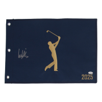 Ludvig Aberg Signed 2025 The Players Tournament Pin Flag (JSA) at PristineAuction.com