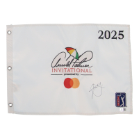 Xander Schauffele Signed 2025 Arnold Palmer Invitational Golf Pin Flag (Beckett) at PristineAuction.com