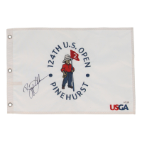 Bryson Dechambeau Signed 124th US Open Golf Pin Flag (JSA) at PristineAuction.com