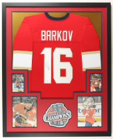 Aleksander Barkov Signed Custom Framed Jersey Display (JSA) at PristineAuction.com