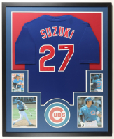 Seiya Suzuki Signed Custom Framed Jersey Display (JSA) at PristineAuction.com