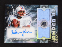 Warren Moon 2023 Topps Composite Resurgence Amped Up Patch Autographs #RAUPAWMO #135/149 at PristineAuction.com