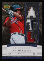 Chipper Jones 2007 Upper Deck Premier Patches Triple #CJ #54/95 at PristineAuction.com