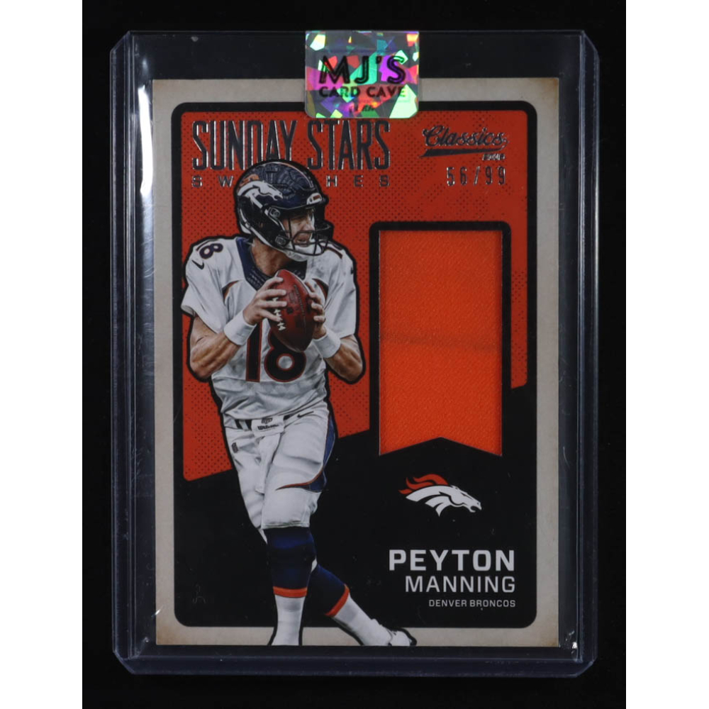 Peyton Manning 2016 Classics Sunday Stars Swatches #18 #56/99 at PristineAuction.com Peyton Manning 2016 Classics Sunday Stars Swatches #18 #56/99 at PristineAuction.com
