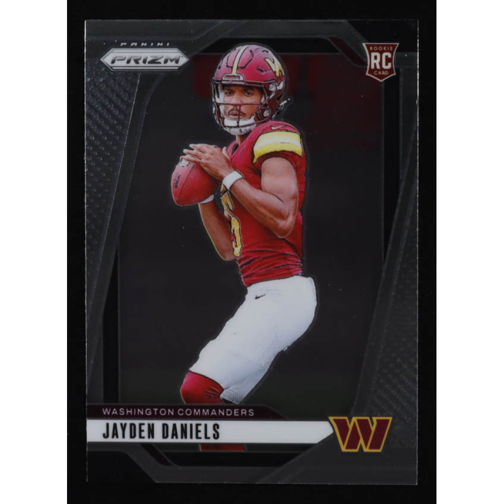 Jayden Daniels 2024 Panini Prizm #347 RC at PristineAuction.com