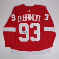 Alex Debrincat Signed Red Wings Adidas Jersey (Fanatics) at PristineAuction.com