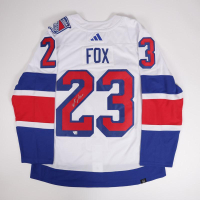 Adam Fox Signed Rangers Adidas Authentic Jersey (Fanatics) at PristineAuction.com