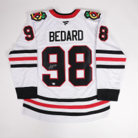 Connor Bedard Signed Blackhawks Fanatics Authentic Jersey (Fanatics) at PristineAuction.com