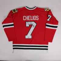 Chris Chelios Signed Blackhawks Mitchell & Ness Authentic Jersey Inscribed "HOF 2013" (Schwartz) at PristineAuction.com