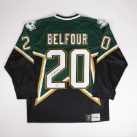 Ed Belfour Signed Stars Fanatics Authentic Jersey (AJ's Sports World) at PristineAuction.com