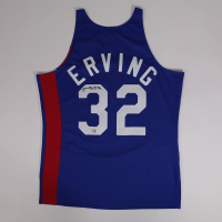 Julius Erving Signed Nets Mitchell & Ness Authentic Jersey (Fanatics) at PristineAuction.com