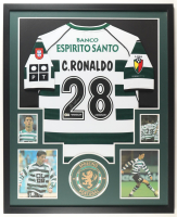 Cristiano Ronaldo Signed Sporting CP Custom Framed Reebok Authentic Jersey (Beckett) at PristineAuction.com
