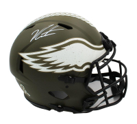 Jalen Carter Signed Eagles Full-Size Authentic On-Field Salute to Service Alternate Speed Helmet (JSA) at PristineAuction.com