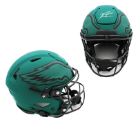 Jalen Carter Signed Eagles Full-Size Authentic On-Field Rave Alternate Speedflex Helmet (JSA) at PristineAuction.com
