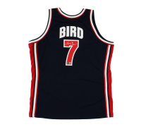Larry Bird Signed Team USA "Dream Team" Mitchell & Ness Authentic Jersey (Beckett) at PristineAuction.com