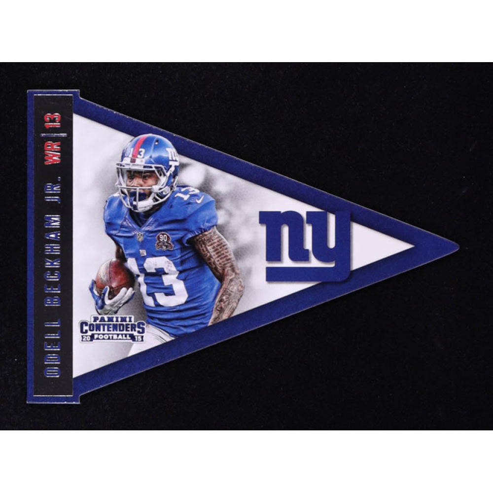 Odell Beckham Jr. 2015 Panini Contenders Pennants #24 at PristineAuction.com