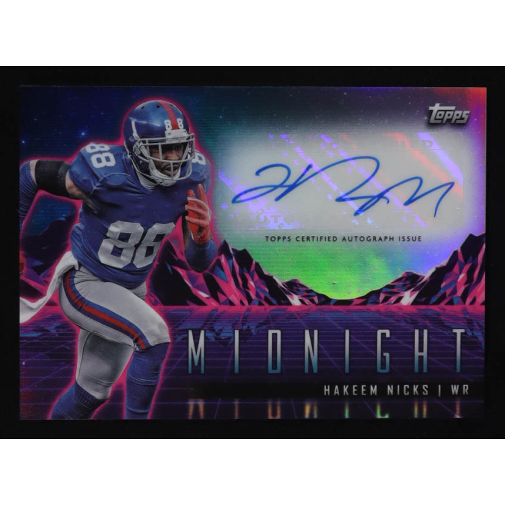 Hakeem Nicks 2024 Topps Midnight Horizon Signatures #HZSHN at PristineAuction.com