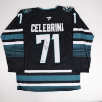 Macklin Celebrini Signed Sharks Fanatics Authentic Jersey (Beckett) at PristineAuction.com