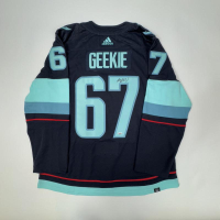 Morgan Geekie Signed Kraken Adidas Authentic Jersey (Fanatics) at PristineAuction.com