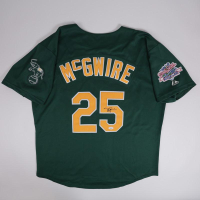 Mark McGwire Signed Athletics Majestic Authentic Jersey (JSA) at PristineAuction.com