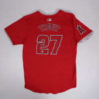 Mike Trout Signed Angels Nike Authentic Jersey (MLB) at PristineAuction.com