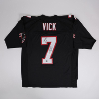 Michael Vick Signed Falcons Mitchell & Ness Authentic Jersey Inscribed "Madden Goat" (Beckett) at PristineAuction.com
