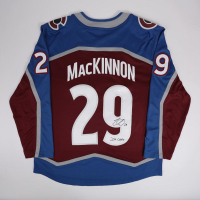 Nathan MacKinnon Signed Avalanche Fanatics Authentic Jersey Inscribed "2014 Calder" (JSA) at PristineAuction.com