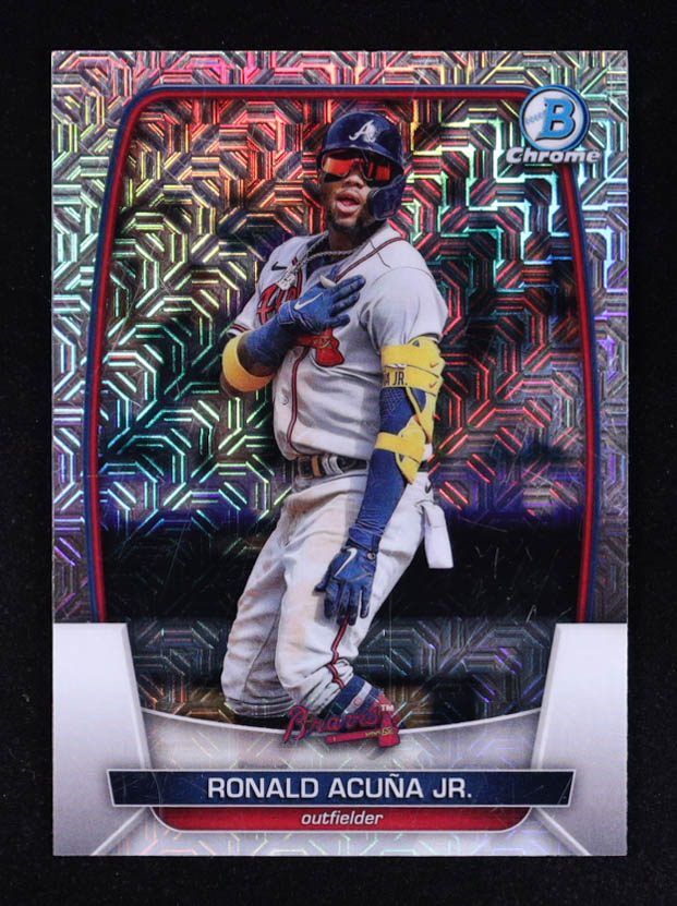 Ronald Acuna Jr. 2023 Bowman Chrome Mega Box #92 at PristineAuction.com Ronald Acuna Jr. 2023 Bowman Chrome Mega Box #92 at PristineAuction.com
