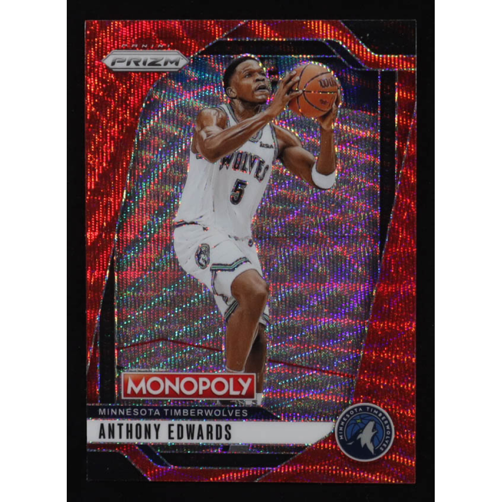 Anthony Edwards 2024-25 Panini Prizm Monopoly Red #88 at PristineAuction.com Anthony Edwards 2024-25 Panini Prizm Monopoly Red #88 at PristineAuction.com