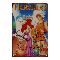 Tate Donovan, Susan Egan, & Bobcat Goldthwait Signed "Hercules" 8x12 Metal Poster (JSA) at PristineAuction.com