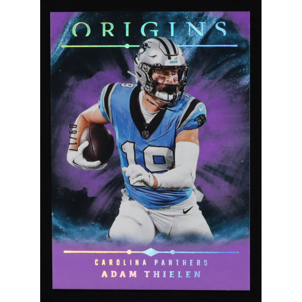 Adam Thielen 2024 Panini Origins Purple #26 #9/17 at PristineAuction.com Adam Thielen 2024 Panini Origins Purple #26 #9/17 at PristineAuction.com
