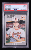 Bill Ripken 1989 Fleer #616E DP / Black Box Covering Bat Knob (PSA 9) at PristineAuction.com